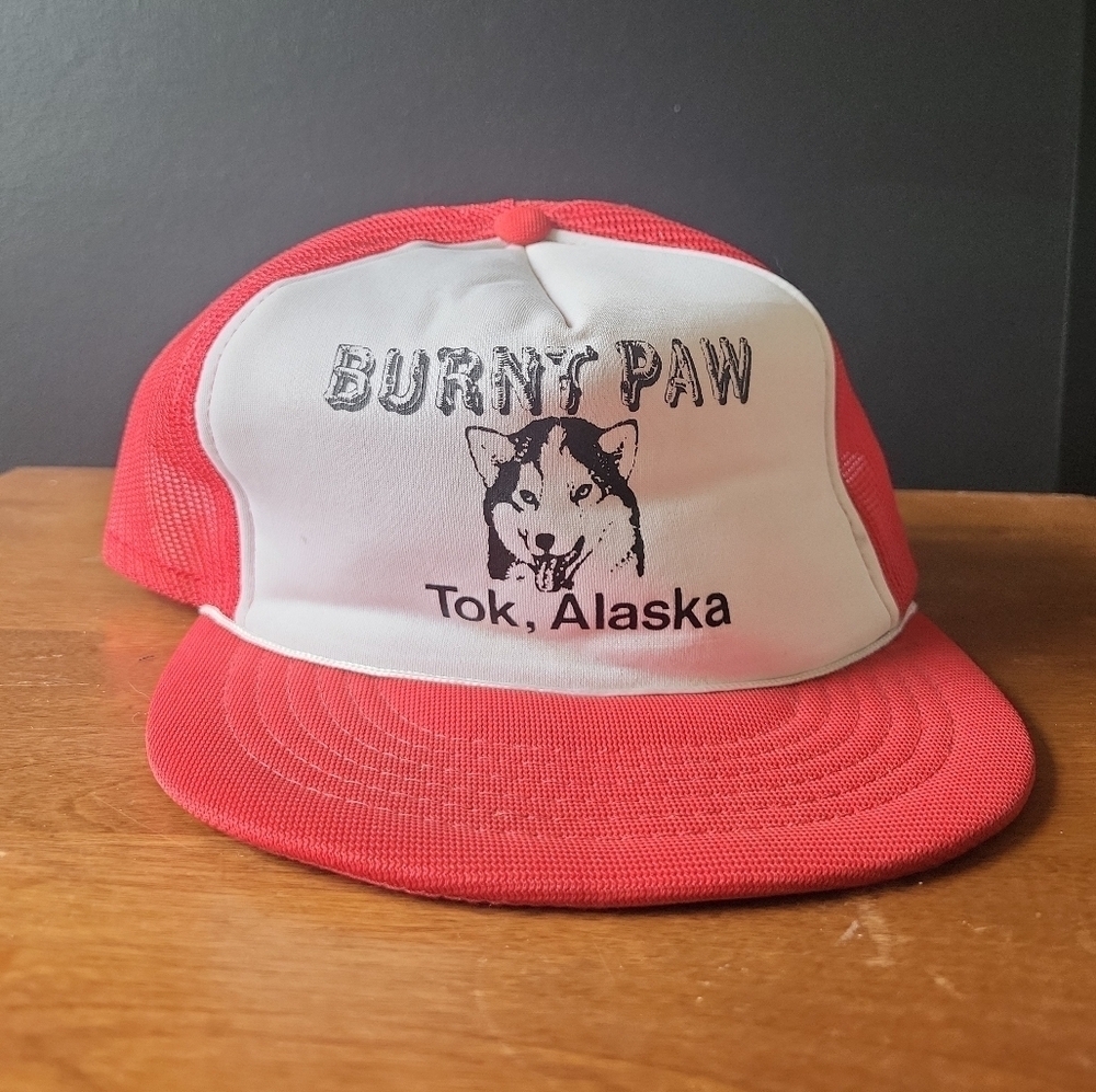 Vintage Red Alaska Trucker Hat